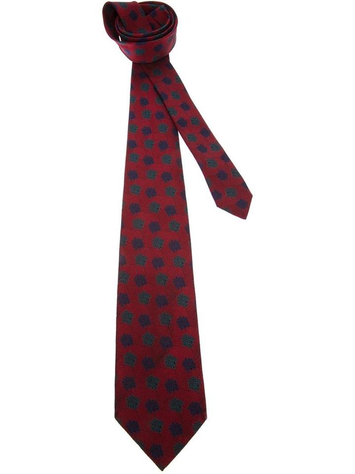 Lanvin Vintage Patterned Tie