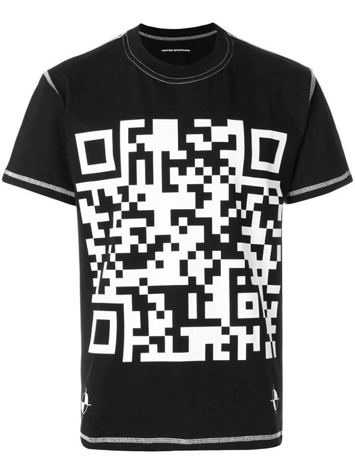 United Standard Print Short-sleeve T-shirt - Black