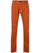 Jeckerson Casual Slim-fit Jeans - Yellow & Orange