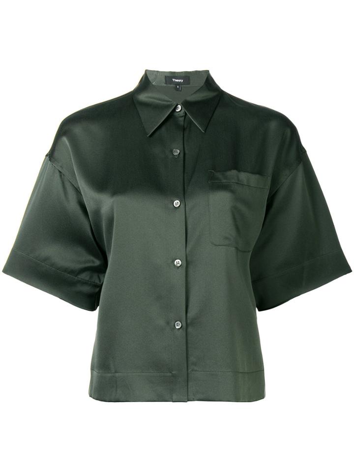 Theory Easy Shortsleeved Shirt - Green