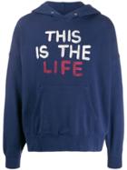 Visvim Life Hooded Sweatshirt - Blue