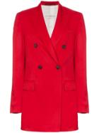 Golden Goose Valerie Double-breasted Blazer - Red