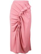 Sies Marjan Ruffled Midi Skirt - Pink