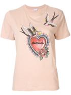 Red Valentino Tattoo Print T-shirt - Pink