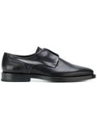 Jil Sander Laceless Derby Shoes - Black