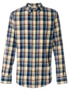 Dsquared2 Checked Button Shirt - Blue