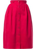 Christian Dior Pre-owned Gathered Midi Skirt - Pink
