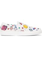 Anya Hindmarch 'all Over Stickers' Sneakers - White