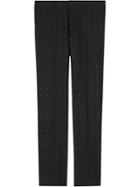 Burberry Classic Fit Fil Coupé Tailored Trousers - Black