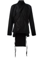 Craig Green Tie Fastening Shirt, Men's, Size: Medium, Black, Cotton