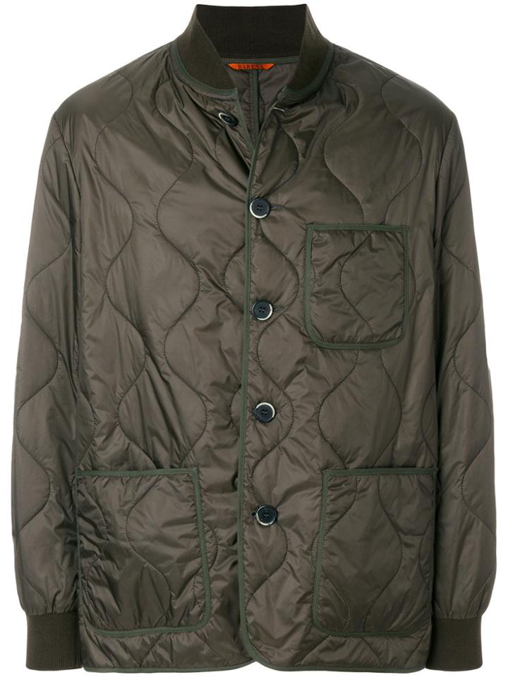 Barena Quilted Field Jacket - Green