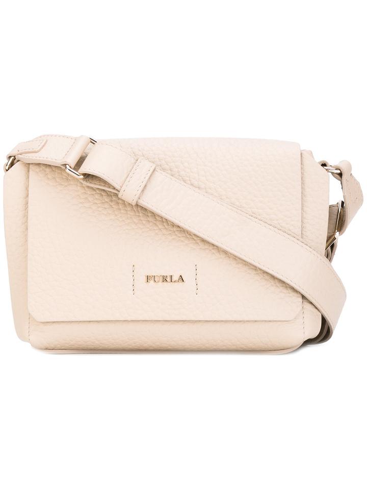 Furla - Cappricio Shoulder Bag - Women - Leather - One Size, Nude/neutrals, Leather
