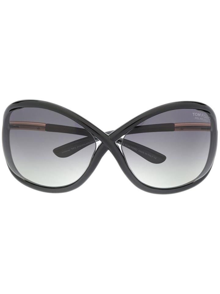 Tom Ford Eyewear Whitney Soft Round Sunglasses - Black