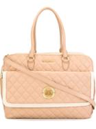 Love Moschino Contrast Trim Quilted Tote Bag