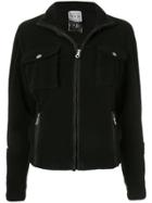 Chanel Vintage Fleece Long Sleeve Coat Jacket - Black