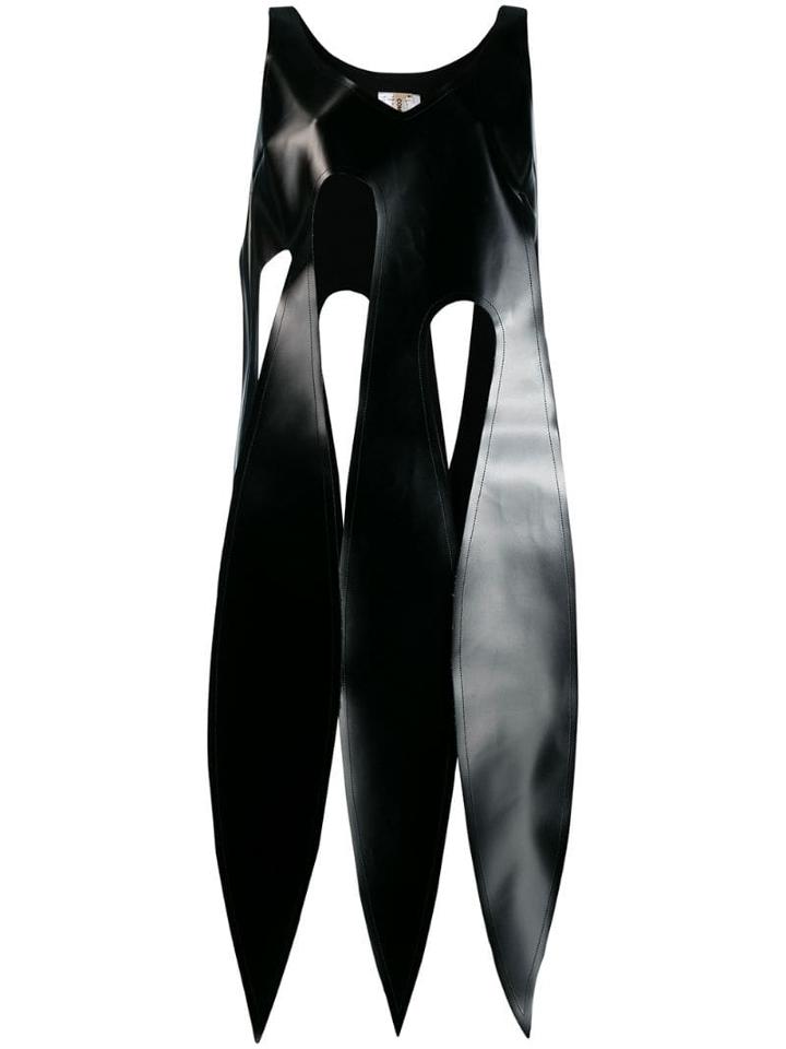 Comme Des Garçons Blade Cut-out Overdress - Black