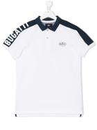 Bugatti Kids Teen Logo Print Polo Shirt - White