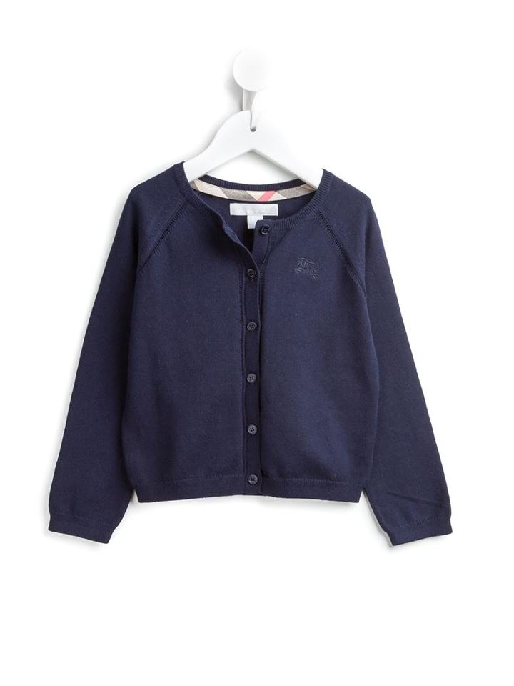 Burberry Kids Round Neck Cardigan