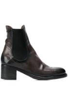 Pantanetti Block-heel Ankle Boots - Grey