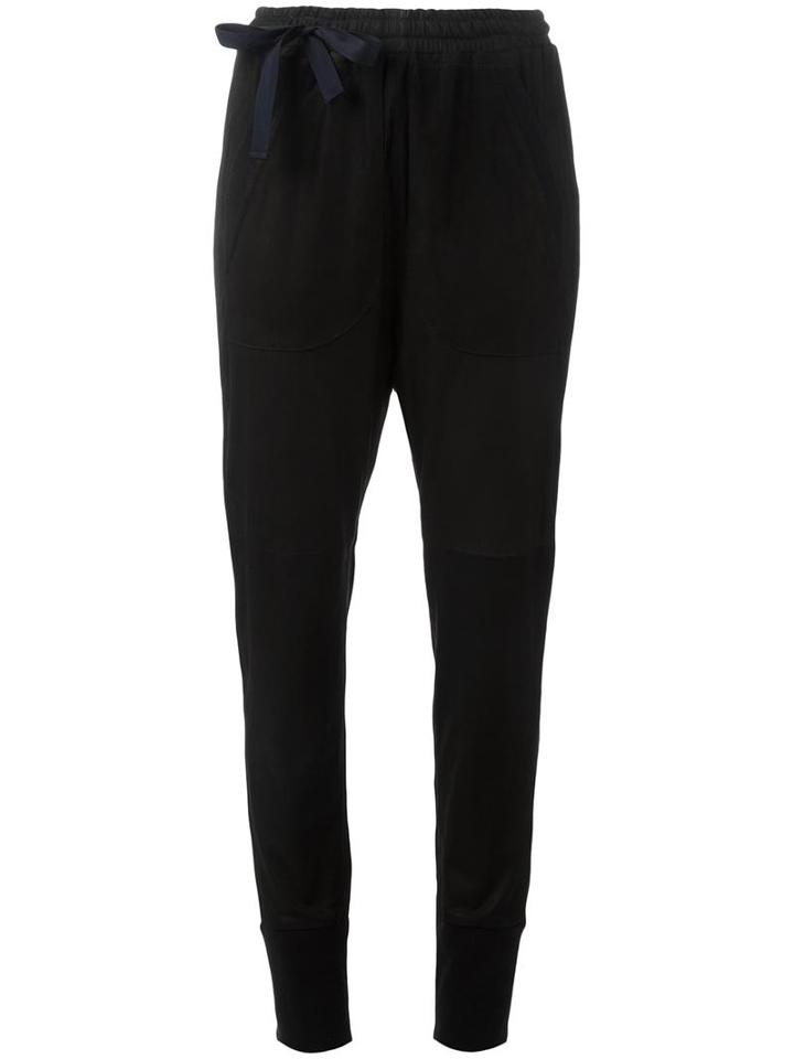 A.f.vandevorst Drawstring Trousers, Women's, Size: 40, Black, Lamb Skin