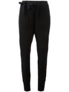 A.f.vandevorst Drawstring Trousers, Women's, Size: 40, Black, Lamb Skin