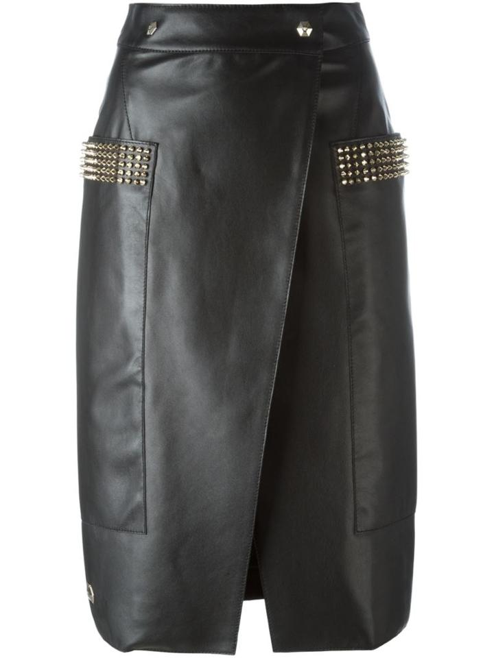 Philipp Plein Wrap Pencil Skirt