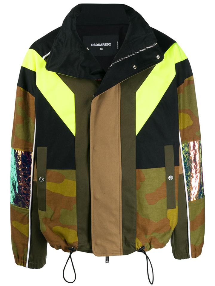 Dsquared2 Sport Details Bomber Jacket - Green