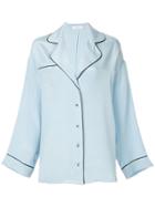 Racil Oversized Shirt - Blue