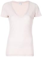 James Perse V-neck T-shirt - Pink