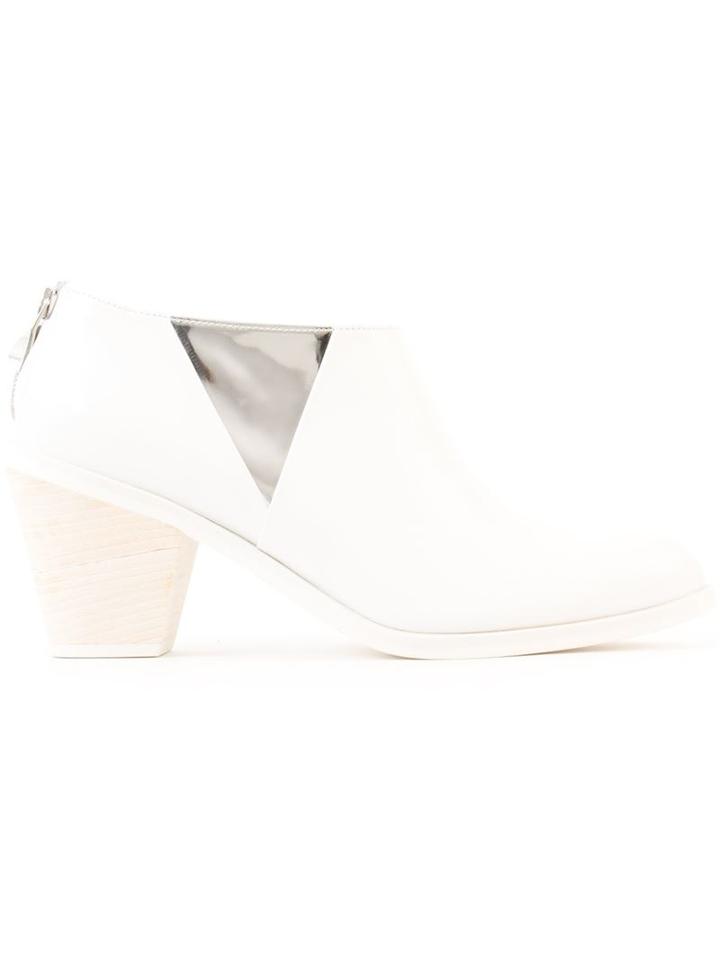 Astraet 'western' Contrast Panel Ankle Boots
