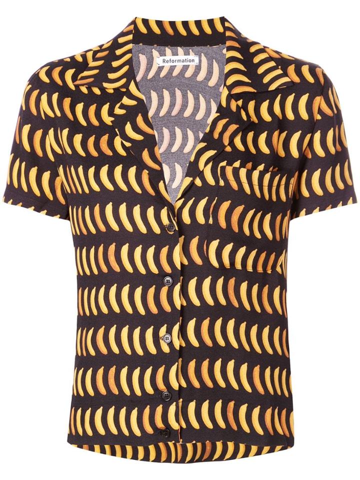 Reformation Cuba Shirt - Black