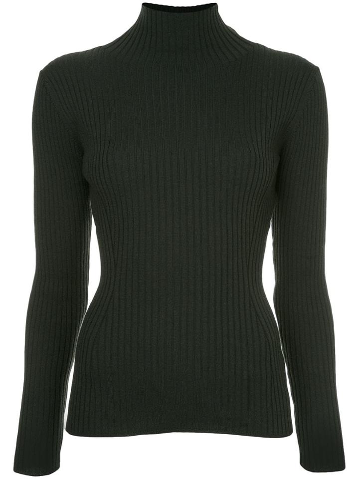 Des Prés Ribbed Turtleneck Jumper - Black