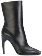 Versace Heeled Ankle Boots - Black