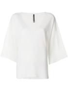 Pierantoniogaspari V-neck Knitted Top - White