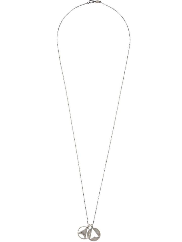 Northskull 'twin Arrow' Necklace - Metallic