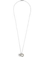 Northskull 'twin Arrow' Necklace - Metallic