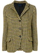 Aspesi Houndstooth Jacket - Yellow & Orange