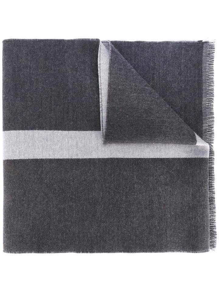 Givenchy - Star Printed Scarf - Men - Wool - One Size, Grey, Wool