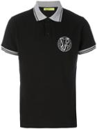 Versace Jeans - Embroidered Logo Polo Shirt - Men - Cotton - 46, Black, Cotton