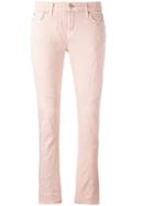 Hudson Ripped Riley Jeans, Women's, Size: 24, Pink/purple, Cotton/spandex/elastane