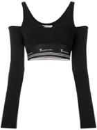 Alexander Wang Cold Shoulder Top - Black