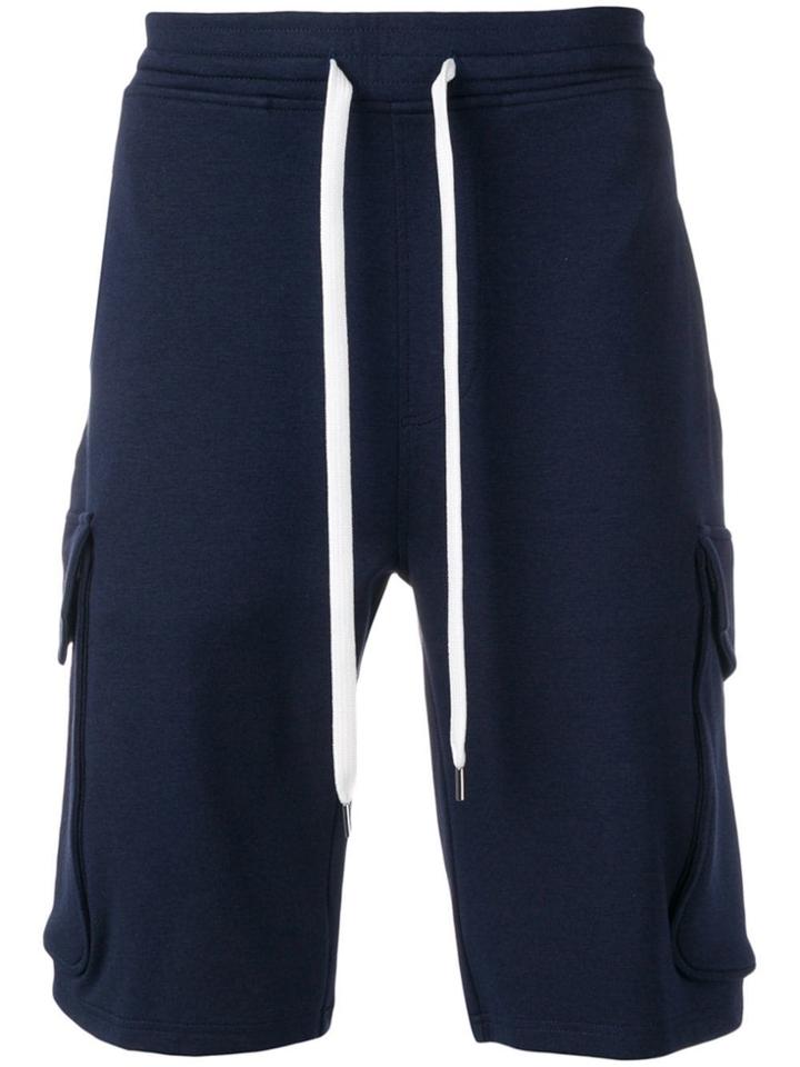 Neil Barrett Drawstring Cargo Shorts - Blue