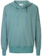 Factotum Drawstring Fitted Hoodie - Green