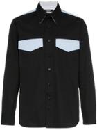 Calvin Klein 205w39nyc Western Two Pocket Shirt - Black