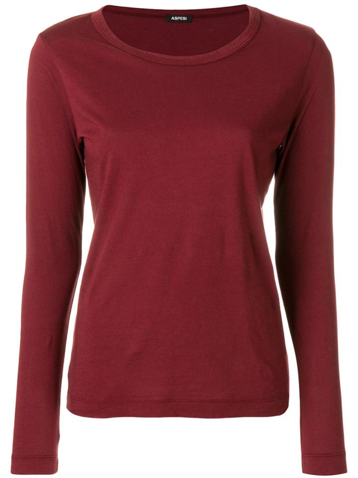 Aspesi Crew-neck Jumper - Red