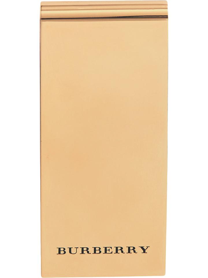 Burberry Engraved Bronze Money Clip - Metallic