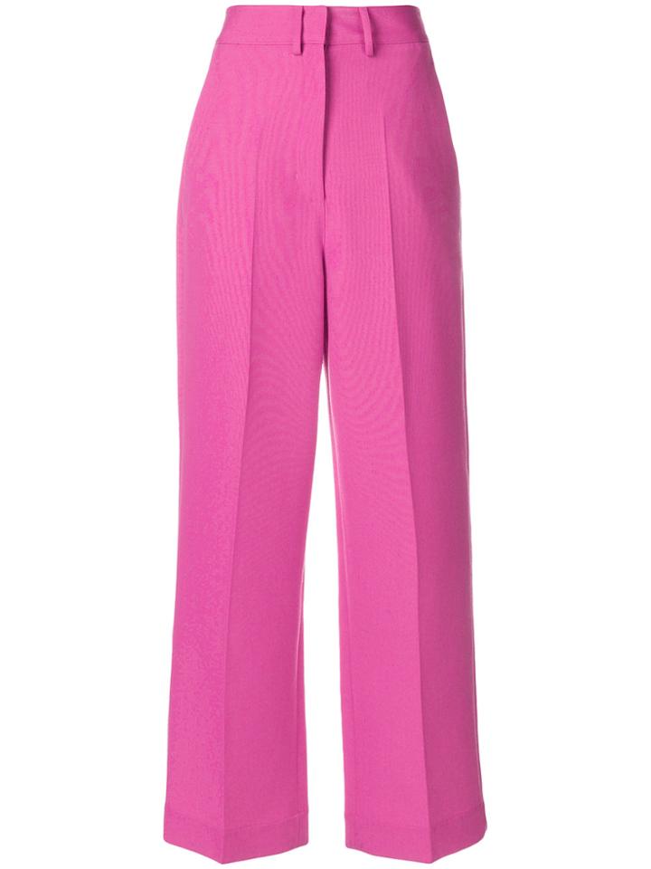 Ports 1961 Flared Trousers - Pink & Purple