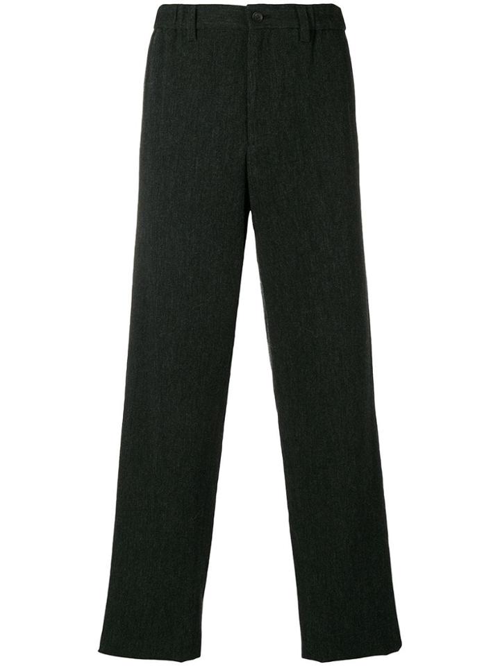 Issey Miyake Tapered Trousers - Black