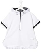 Simonetta Teen Short-sleeved Hoodie - White