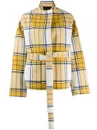 Christian Wijnants Caspir Checked Print Jacket - Yellow